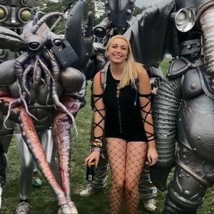 Black Rave arm wraps/Leg wraps